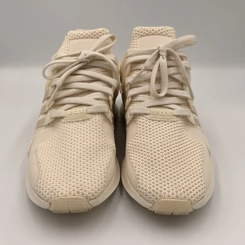 Adidas EQT Support ADV Cream White Snakeskin Detail Shoes Mens BY9586 Size US 9